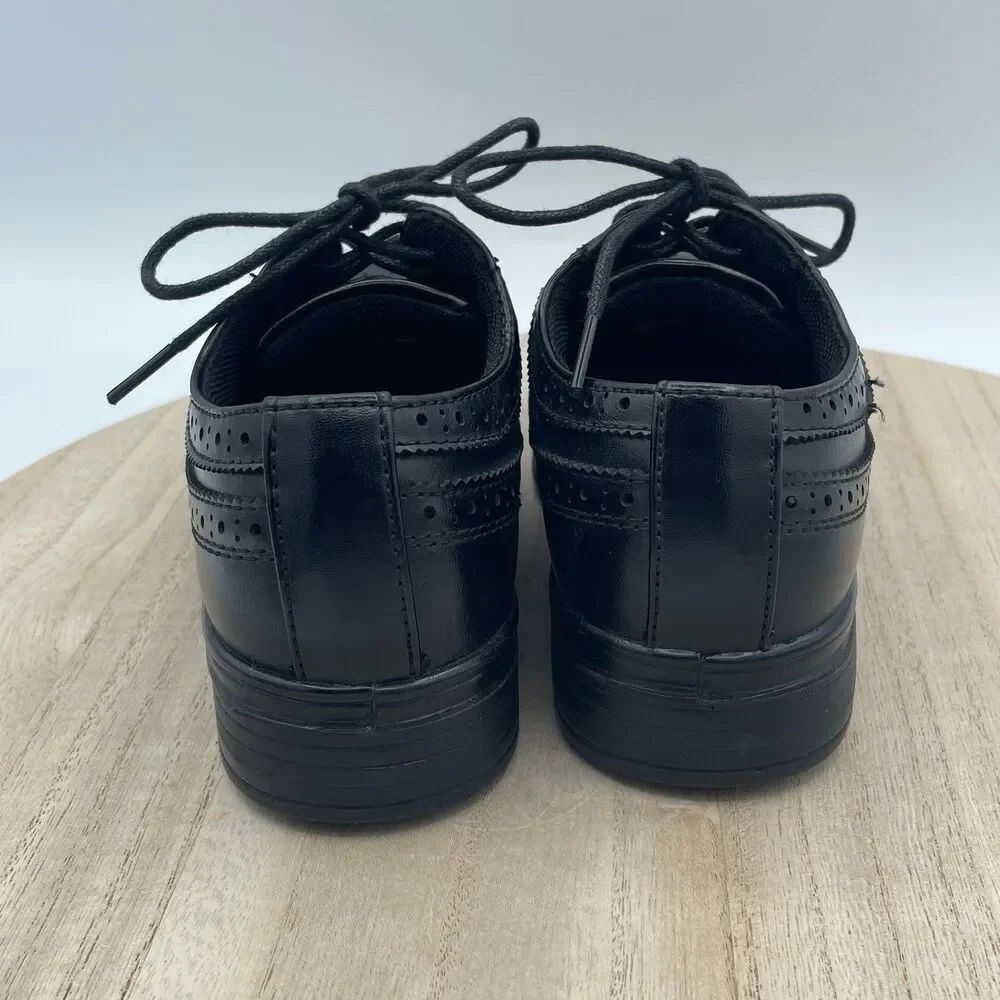 Boy's Formal Deer Stags Lace Up Dress Shoes Ace 13.5 Wedding Church